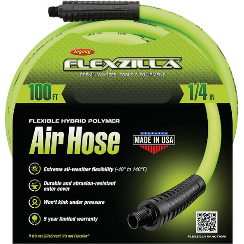 FLEXILLA 1/4" X 100' POLYMER-BLEND AIR HOSE