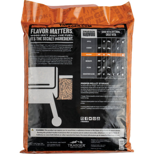 TRAEGER 20LB HICKORY PELLETS