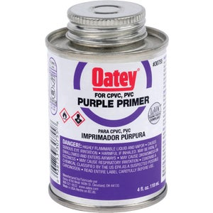 4oz PURPLE PIPE & FITTING PRIMER FOR PVC/CPVC