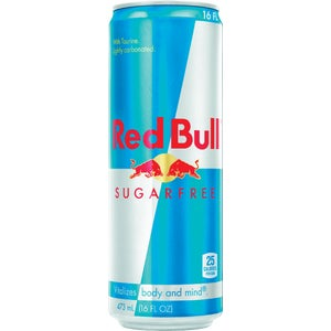 RED BULL 16OZ SUGAR FREE FLAVOR ENERGY DRINK