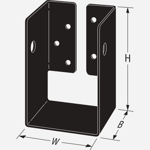 ORNAMENTAL HEAVY HANGER CONCEALED 4X6-4X8 (2 CTN)