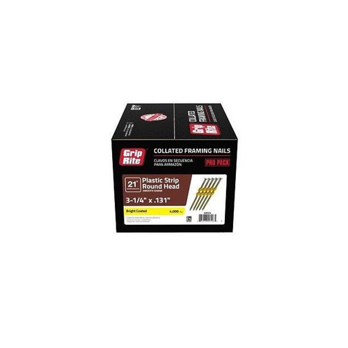 .131x3-1/4" FRH SMTH BB PLASTIC STRIP NAILS KD28APBSN