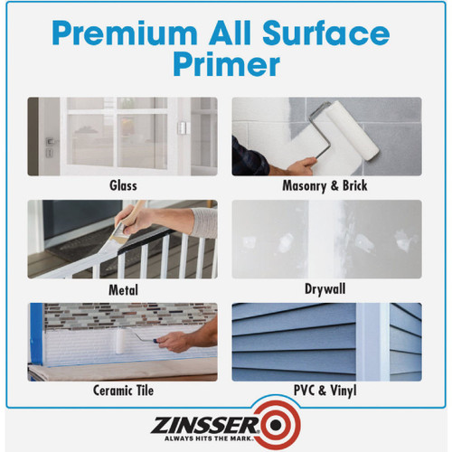ZINSSER BULLS EYE 1-2-3 WATER-BASED BLOCKING PRIMER/SEALER 1GAL   02001