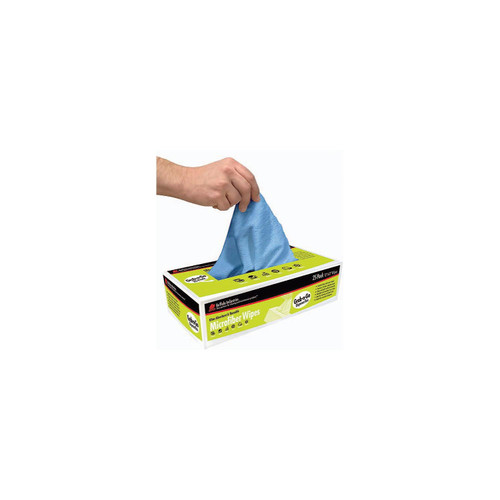 12"X12" BLUE MICROFIBER DISPENSER BOX 25-PACK