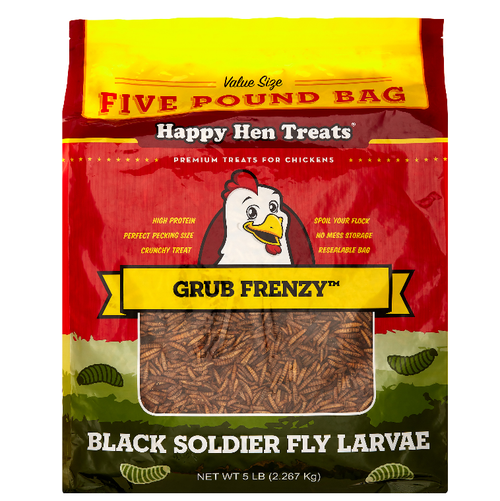 HAPPY HEN GRUB FRENZY 5 LB 17062