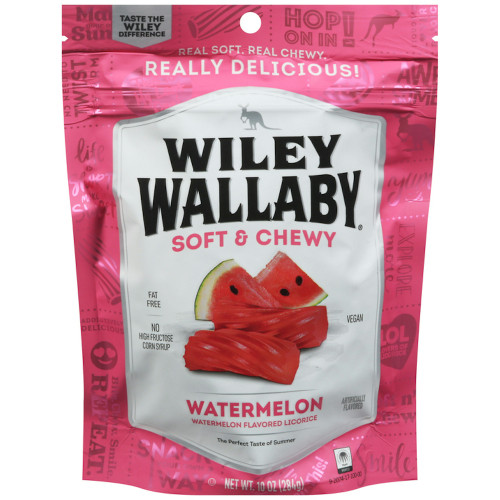 WILEY WALLABY (WATERMELLON) LICORICE (10oz) KENNY'S