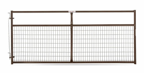 10 FT 2 X 4 MESH BROWN GATE TARTER SQUARE CORNER