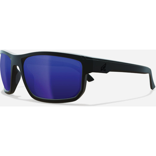 DEFIANCE BLK FRAME POLARIZED AQUA PREC BLUE MIRROR EDGE LENSES