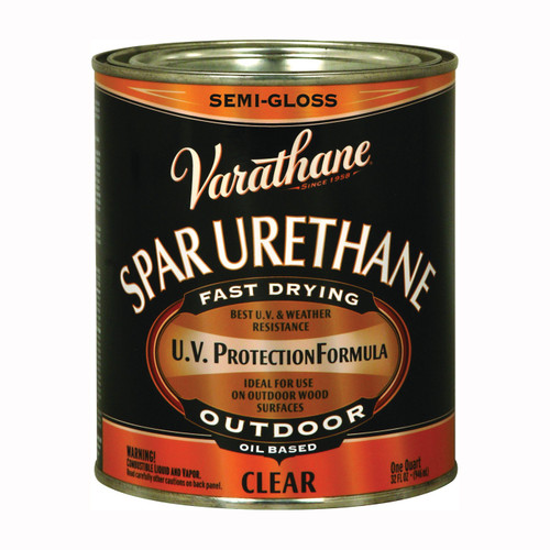 VARATHANE POLY OIL OUTDOOR CLR S/GLS QT