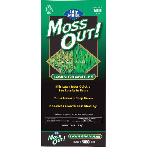 MOSS OUT LAWN GRANULES 20LB