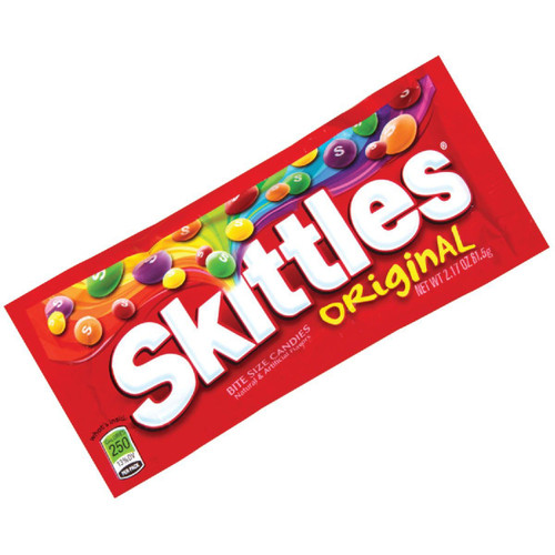 SKITTLES ASSORTED FRUIT FLAVORS 2.17oZ