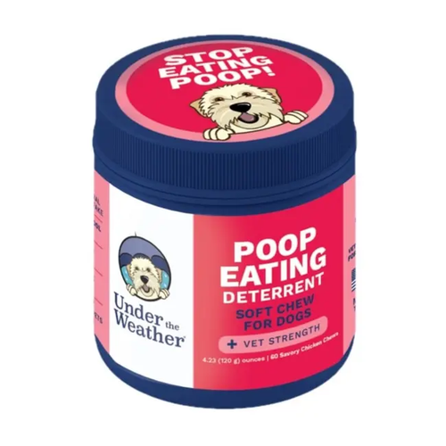 POOP EATTING DETERRENT 60ct  UNDER THE WEATHER 80549