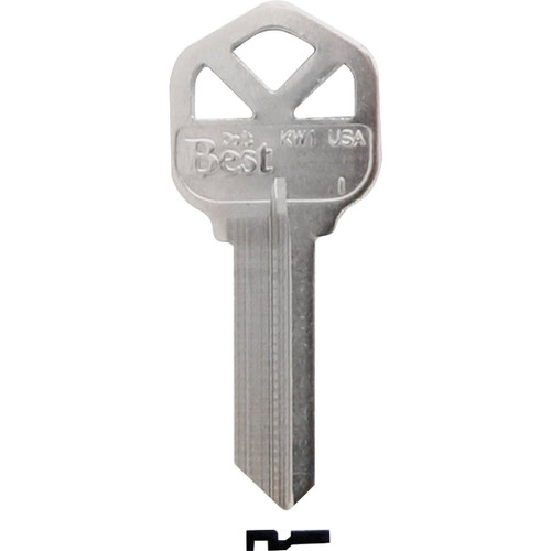 KW1-DIB KWIKSET STANDARD KEY BLANK