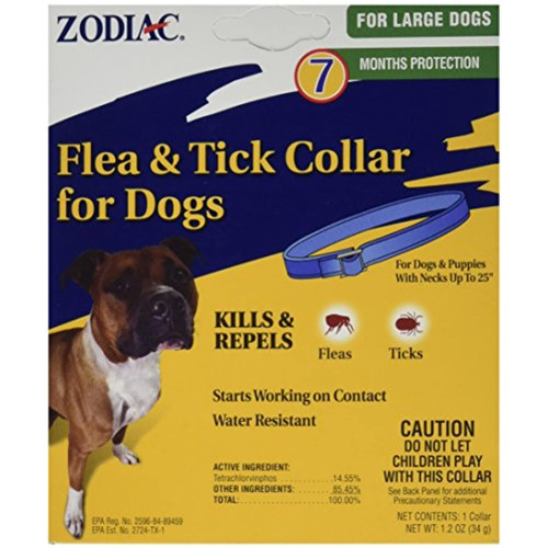 ZODIAC FLEA AND TICK COLLAR LARGE DOG 26"