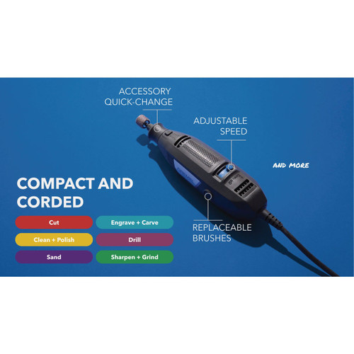 DREMEL 3100 1.2AMP VARIABLE SPEED ELECTRIC ROTARY TOOL KIT