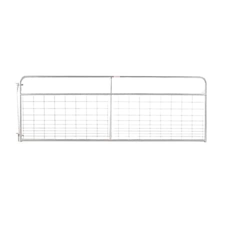 14 FT GATE GALV WIRE FILLED TARTER SQUARE CORNER