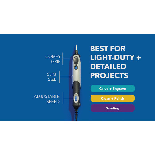 DREMEL STYLO+ VARIABLE SPEED ELECTRIC ROTARY TOOK KIT