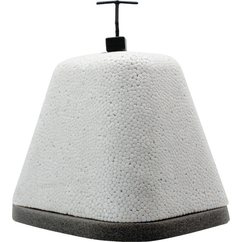 FROST KING GRAY 7.5" OVAL FAUCET COVER