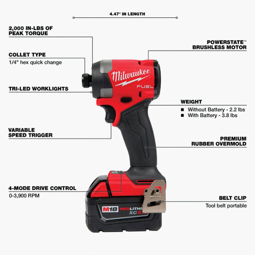M18 FUEL 2-TOOL COMBO KIT   MILWAUKEE