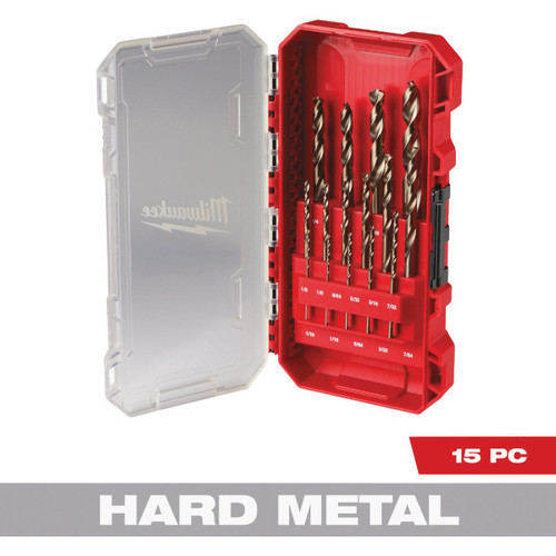 MILWAUKEE RED HELIX COBALT SET (15PC)