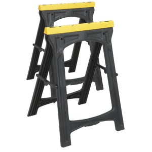 DIB L PLASTIC FOLDING SAWHORSE 500LB 2-PACK