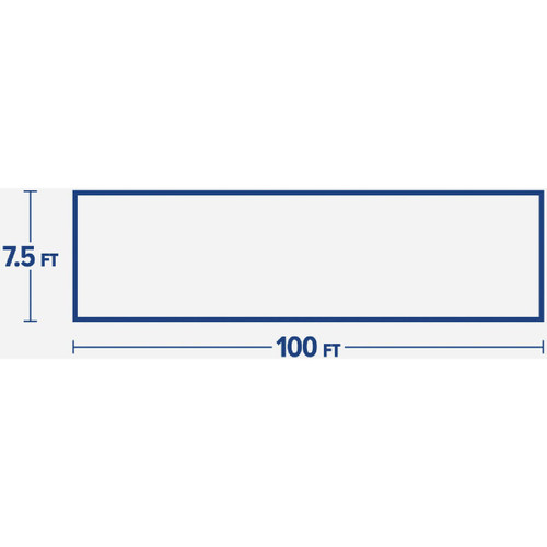 TENAX 7.5'X100' BLACK POLY DEER FENCE (1.77"X1.96" MESH SPACING)