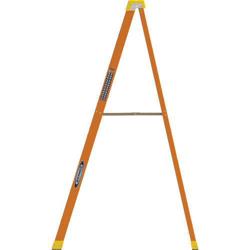 T-1A 8FT RED FBGL STEPLADDER 300LB 6208