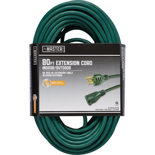 DIB 16/3 80' GREEN LANDSCAPE EXTENSION CORD