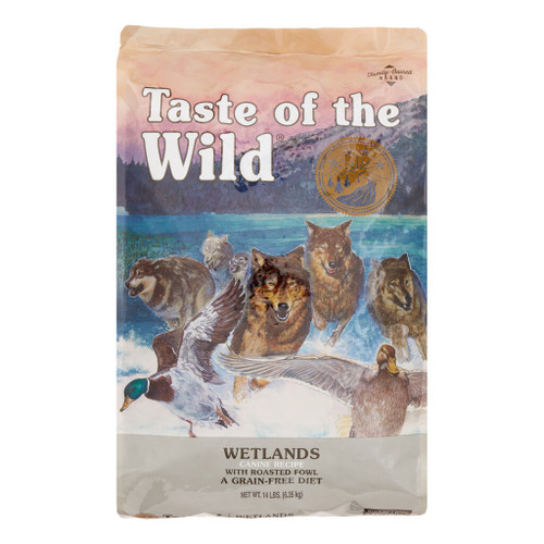 TASTE OF THE WILD WETLANDS FOWL DOG FOOD 14 LB