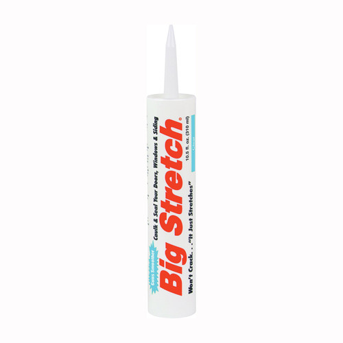 SASHCO CLEAR BIG STRETCH WATER-BASED ELSTOMERIC SEALANT 10.5oz