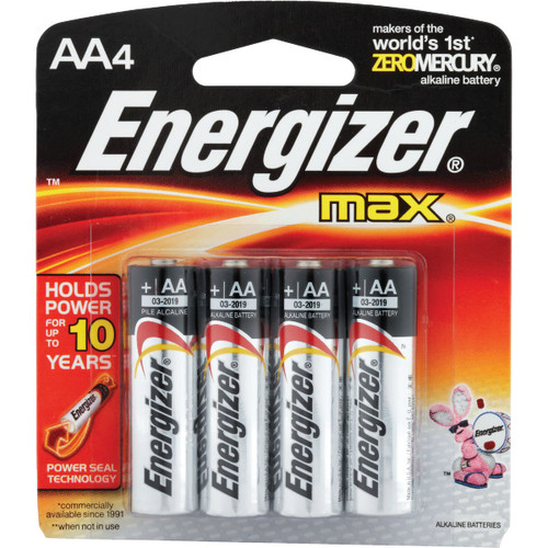 ENERGIZER 4CD AA ALKALINE BATTERY