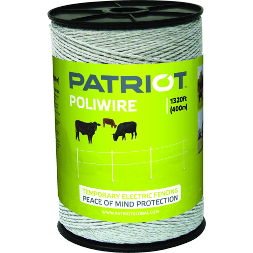 PATRIOT WHITE POLIWIRE 1320 FT ROLL