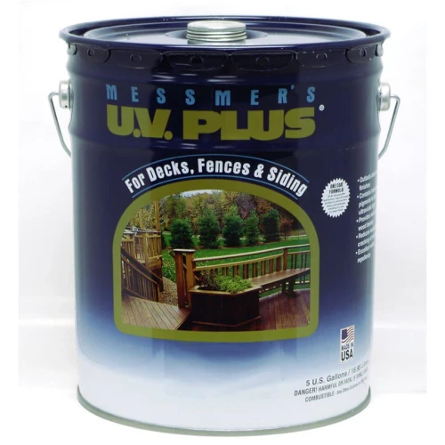 MESSMERS UV PLUS STAIN NATURAL 500 5-GAL