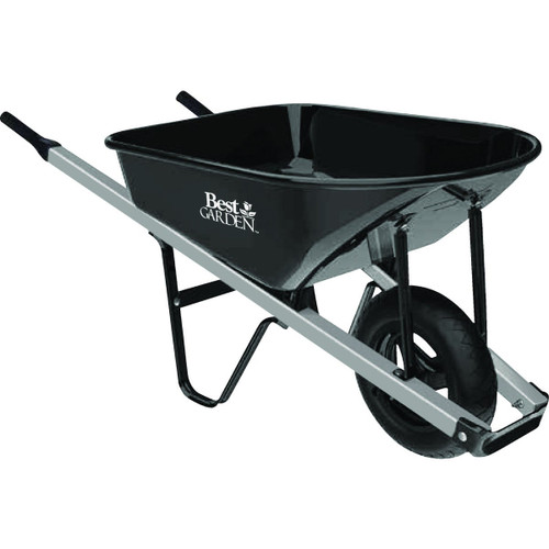 DIB 5.5 CU/FT STEEL BLACK WHEELBARROW