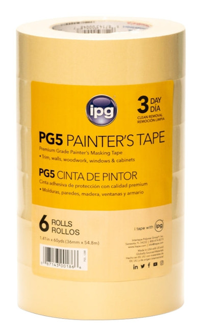 1.41 IN X 60 YD INTERTAPE PRO 6 PK MASK PG5  0186  PS021157