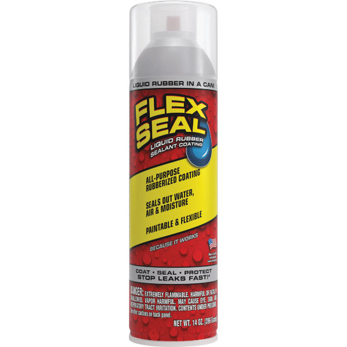 FLEX SEAL 14OZ CLEAR SPRAY RUBBER SEALANT