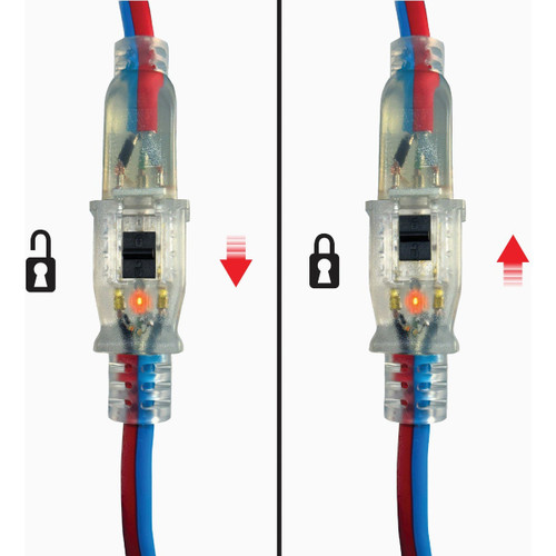 CHANN. 14/3 100' BLUE/RED EXTENSION CORD