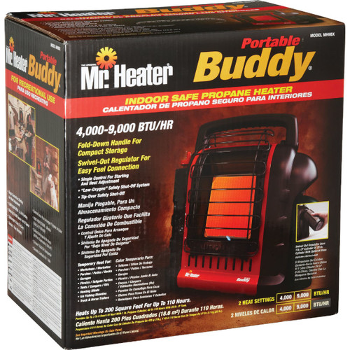 MR HEATER 9000 BTU PORTABLE BUDDY LP HEATER