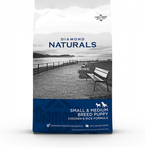 DIAMOND NATURAL SMALL BREED PUPPY CHICK AND RICE 18LB