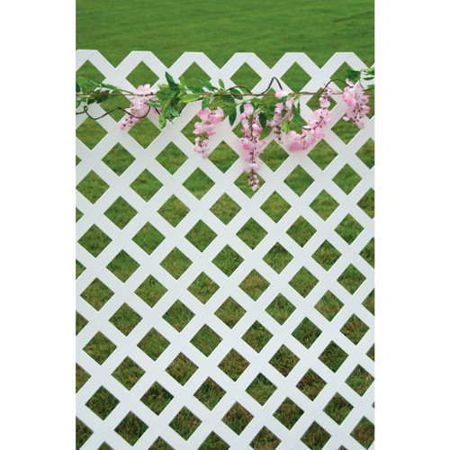 4'X8' 1/8" THICK VINYL LATTICE PANEL WHITE