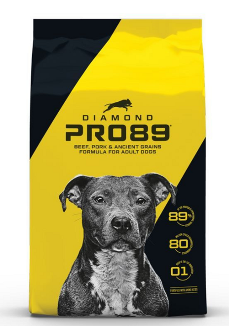 DIAMOND PRO 89 BEEF & PORK DOG FOOD 40LB