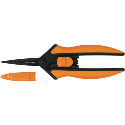 FISKARS 6" MICRO-TIP PRUNING SNIPS