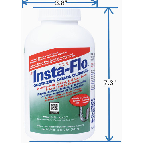 INSTA-FLO 2LB CRYSTAL DRAIN CLEANER