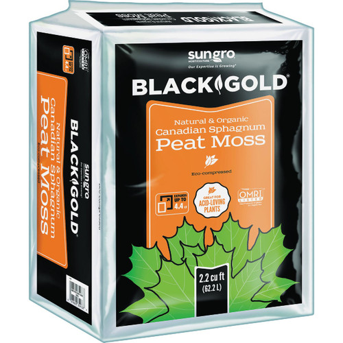 BLACK GOLD 2.2CF SPHAGNUM PEAT MOSS