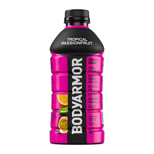 BODYARMOR (TROPICAL PASSIONFRUIT) SUPR HYDRA 28oz PLASTIC BOTTLE