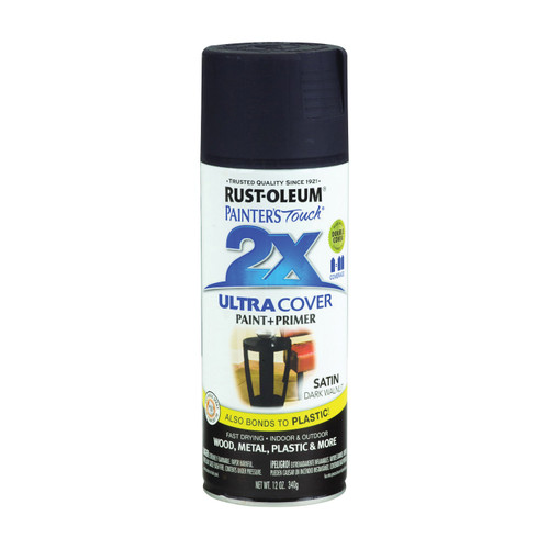 SPRAY PAINTER'S TOUCH 2X SATIN DK WALNUT