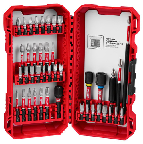 SHOCKWAVE IMPACT DRIVER BIT SET (43PC)  MILWAUKEE