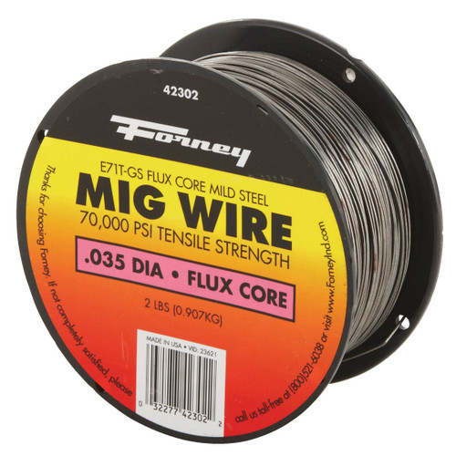 FORNEY 2LBx.035 FLUX MIG WIRE