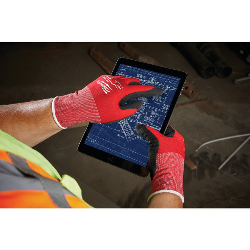 CUT 1 NITRILE GLOVES (XL) (6) MILWAUKEE