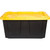 DURABILT 27 GAL BLACK/YELLOW STORAGE TOTE